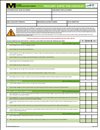 INSPECTION CHECKLIST - FREQUENT INSPECTION FOR 7' (2,1 m) BRIDGES (V0120)